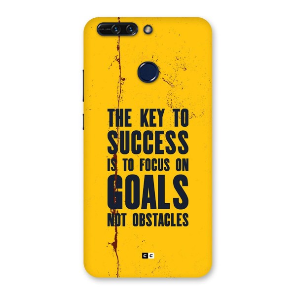 Goals Not Obstacles Back Case for Honor 8 Pro