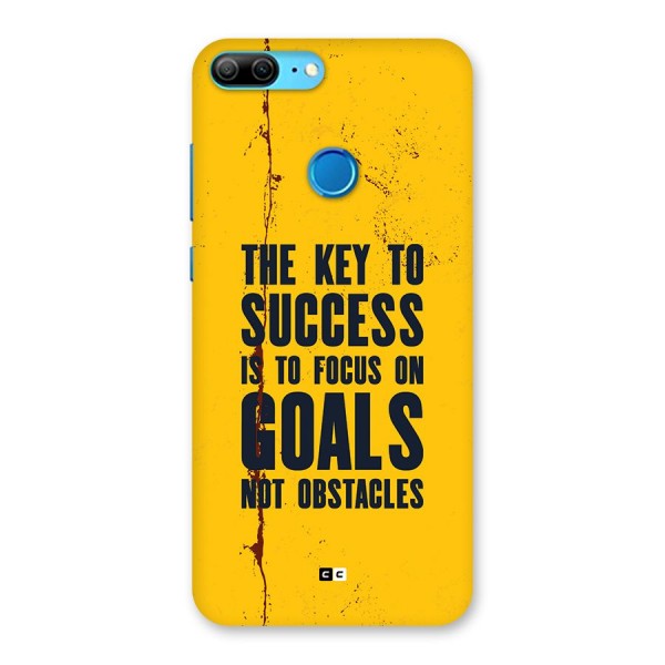 Goals Not Obstacles Back Case for Honor 9 Lite