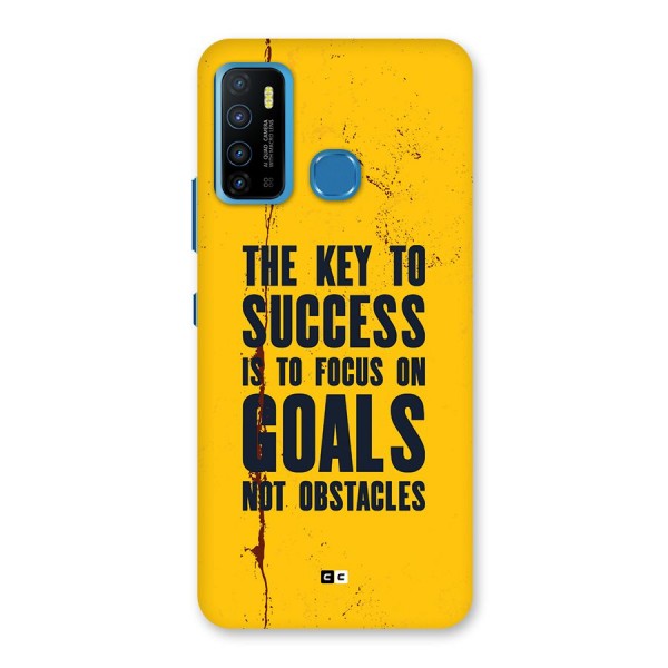 Goals Not Obstacles Back Case for Infinix Hot 9