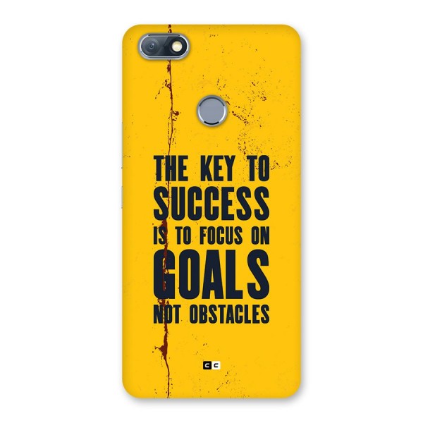 Goals Not Obstacles Back Case for Infinix Note 5