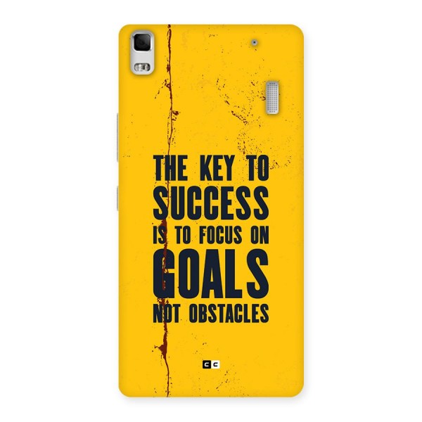 Goals Not Obstacles Back Case for Lenovo K3 Note