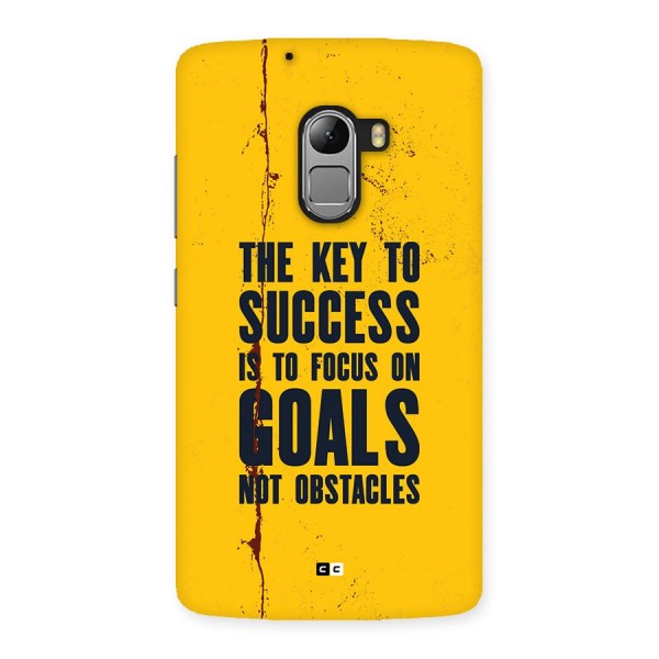 Goals Not Obstacles Back Case for Lenovo K4 Note