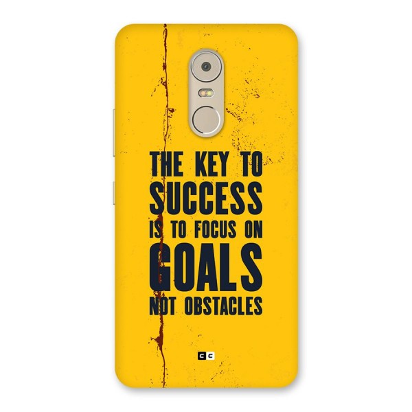 Goals Not Obstacles Back Case for Lenovo K6 Note