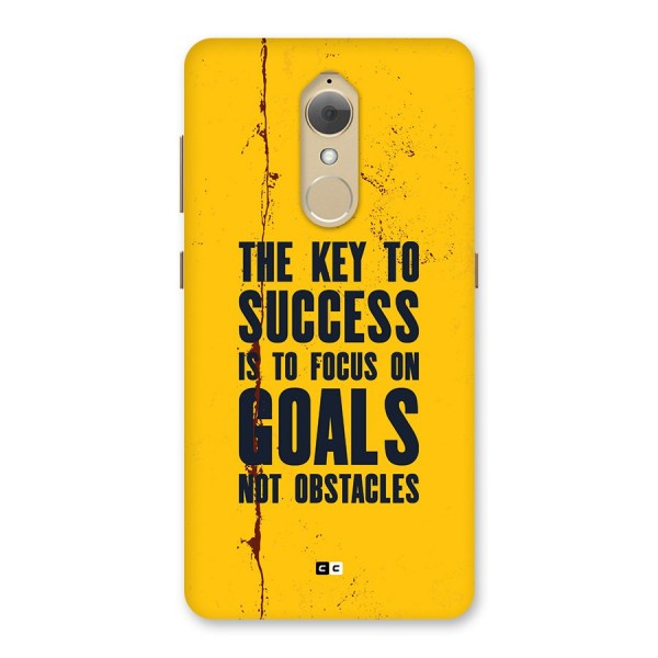 Goals Not Obstacles Back Case for Lenovo K8