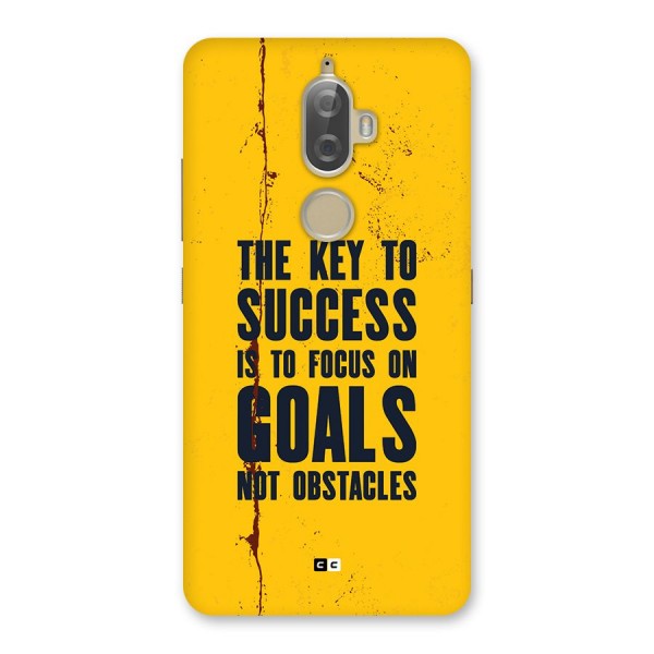 Goals Not Obstacles Back Case for Lenovo K8 Plus