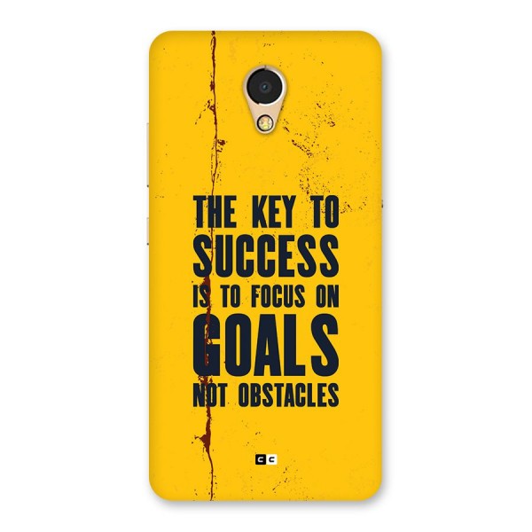 Goals Not Obstacles Back Case for Lenovo P2