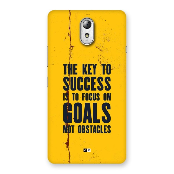 Goals Not Obstacles Back Case for Lenovo Vibe P1M