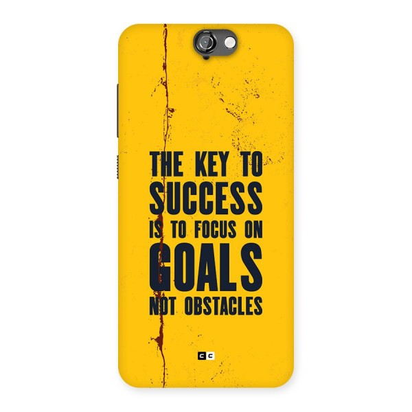 Goals Not Obstacles Back Case for One A9