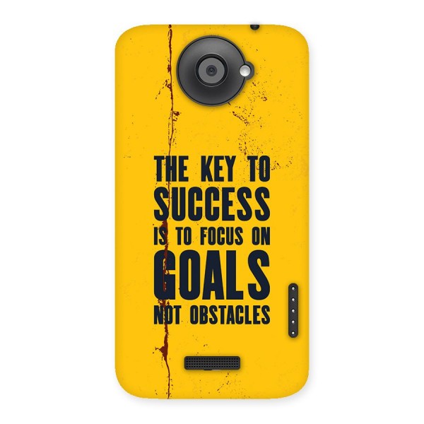 Goals Not Obstacles Back Case for One X