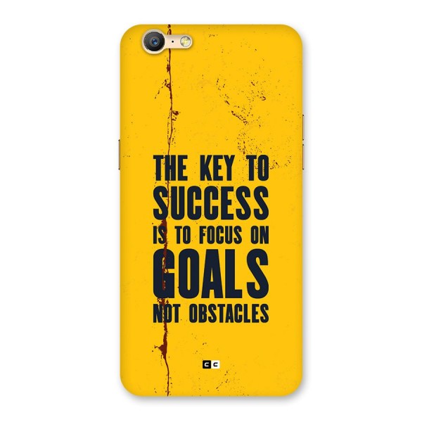 Goals Not Obstacles Back Case for Oppo A39