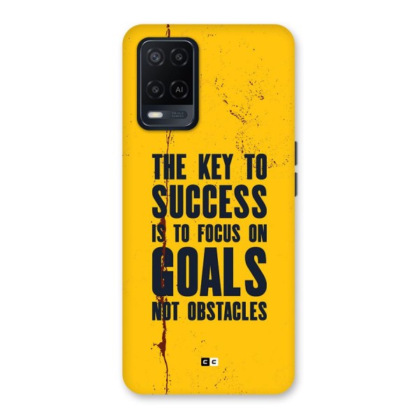 Goals Not Obstacles Back Case for Oppo A54