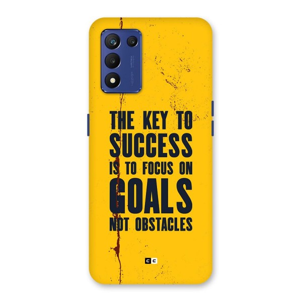Goals Not Obstacles Back Case for Realme 9 5G Speed