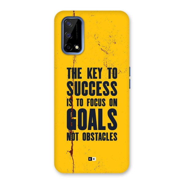 Goals Not Obstacles Back Case for Realme Narzo 30 Pro