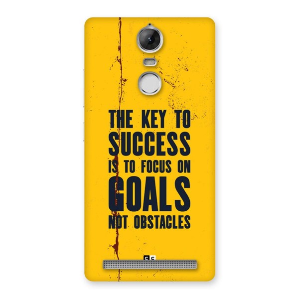 Goals Not Obstacles Back Case for Vibe K5 Note