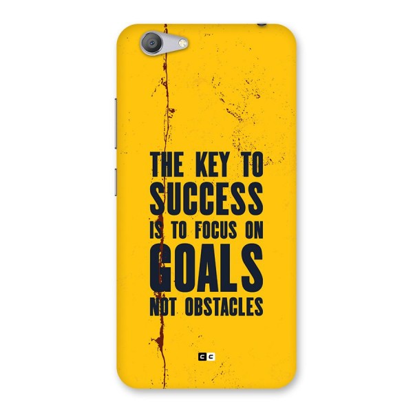 Goals Not Obstacles Back Case for Vivo Y53