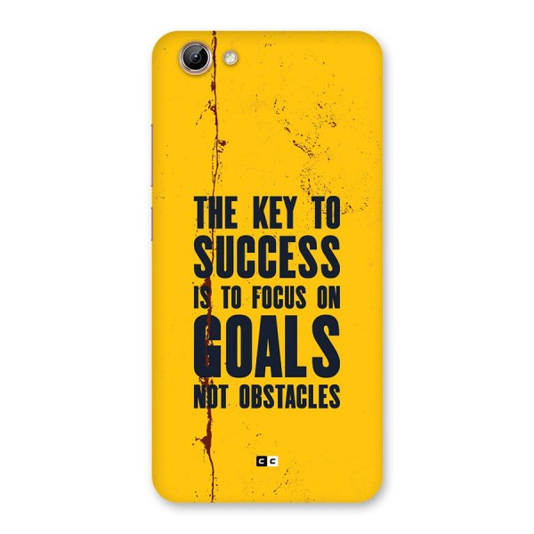 Goals Not Obstacles Back Case for Vivo Y71i