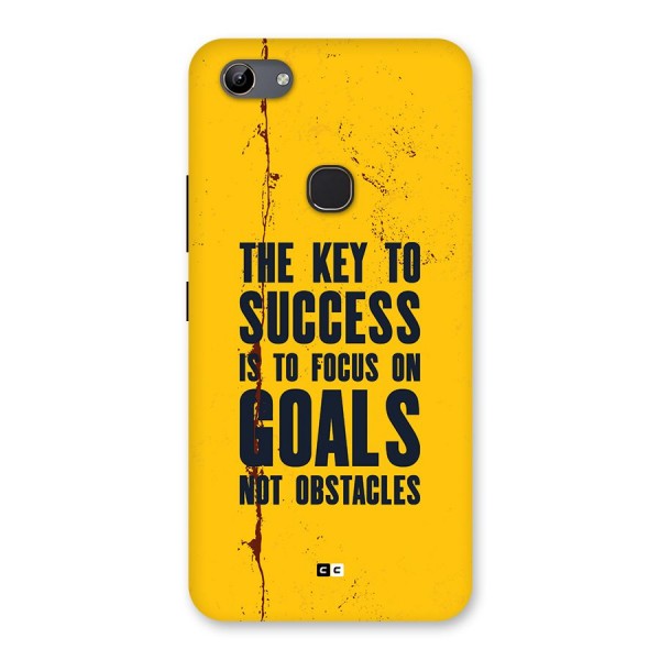 Goals Not Obstacles Back Case for Vivo Y81