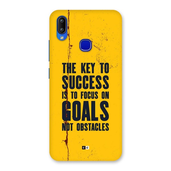 Goals Not Obstacles Back Case for Vivo Y91