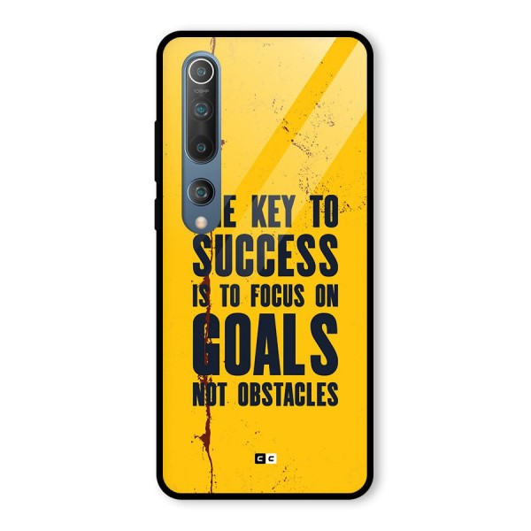 Goals Not Obstacles Glass Back Case for Mi 10