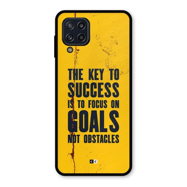 Goals Not Obstacles Metal Back Case for Galaxy M32
