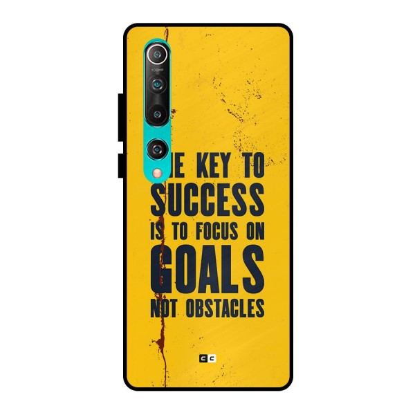 Goals Not Obstacles Metal Back Case for Mi 10