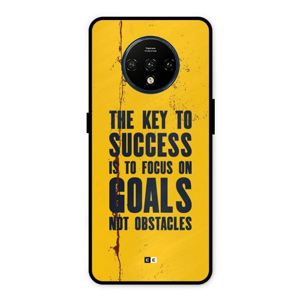 Goals Not Obstacles Metal Back Case for OnePlus 7T