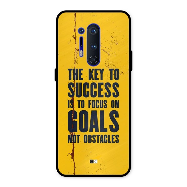Goals Not Obstacles Metal Back Case for OnePlus 8 Pro