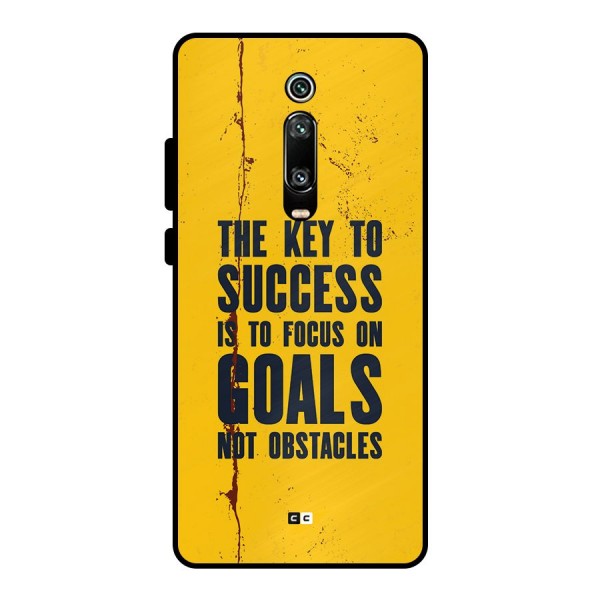 Goals Not Obstacles Metal Back Case for Redmi K20 Pro