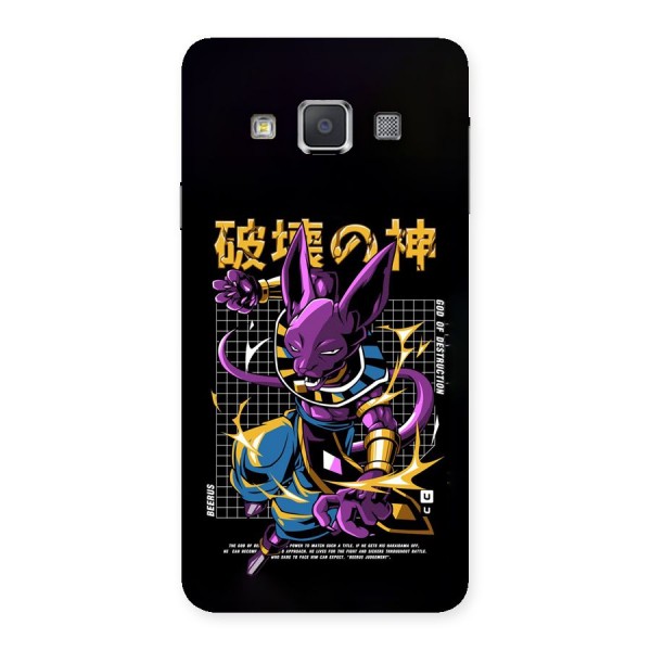 God Of Destruction Back Case for Galaxy A3