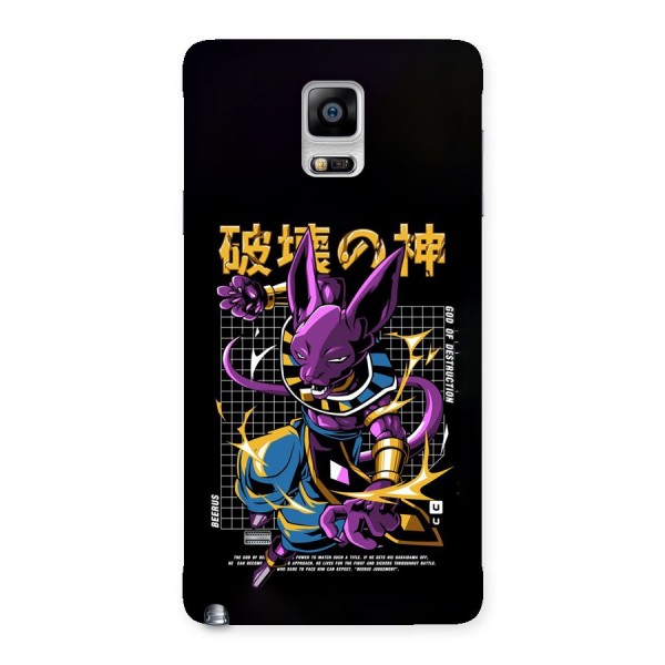 God Of Destruction Back Case for Galaxy Note 4