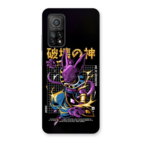 God Of Destruction Back Case for Mi 10T Pro 5G