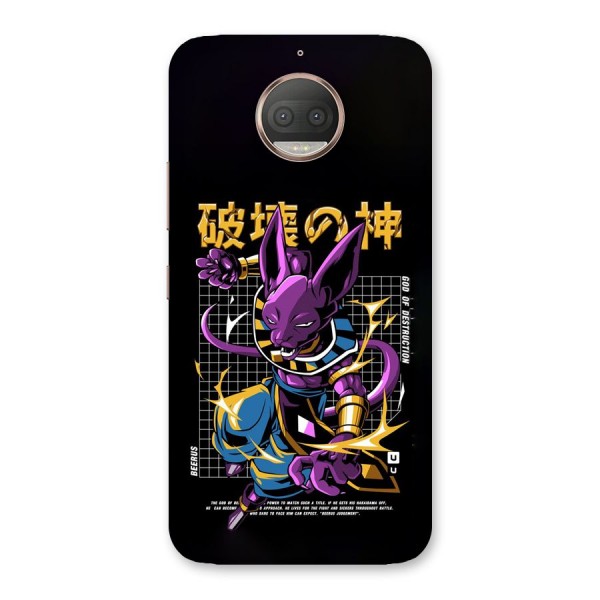 God Of Destruction Back Case for Moto G5s Plus