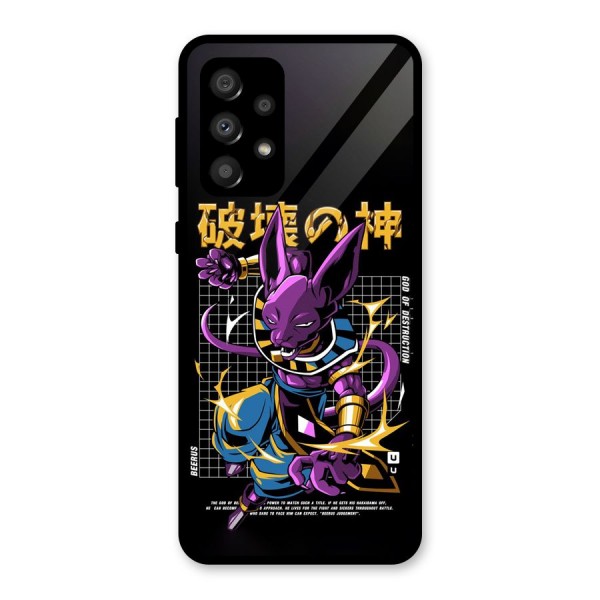 God Of Destruction Glass Back Case for Galaxy A32