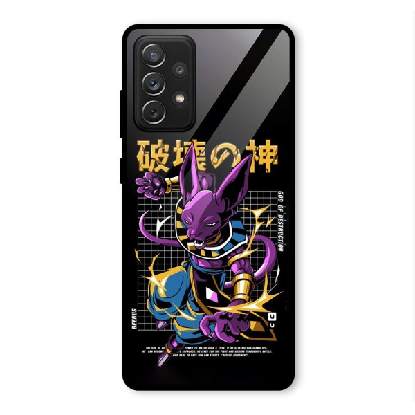 God Of Destruction Glass Back Case for Galaxy A72