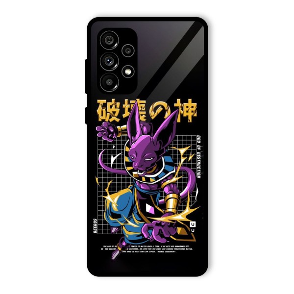 God Of Destruction Glass Back Case for Galaxy A73 5G