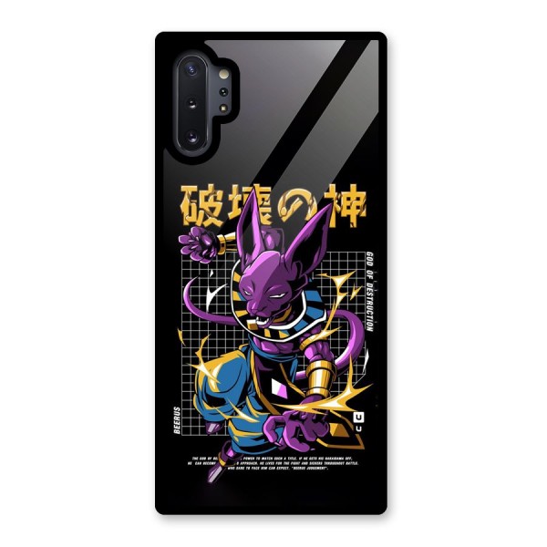 God Of Destruction Glass Back Case for Galaxy Note 10 Plus