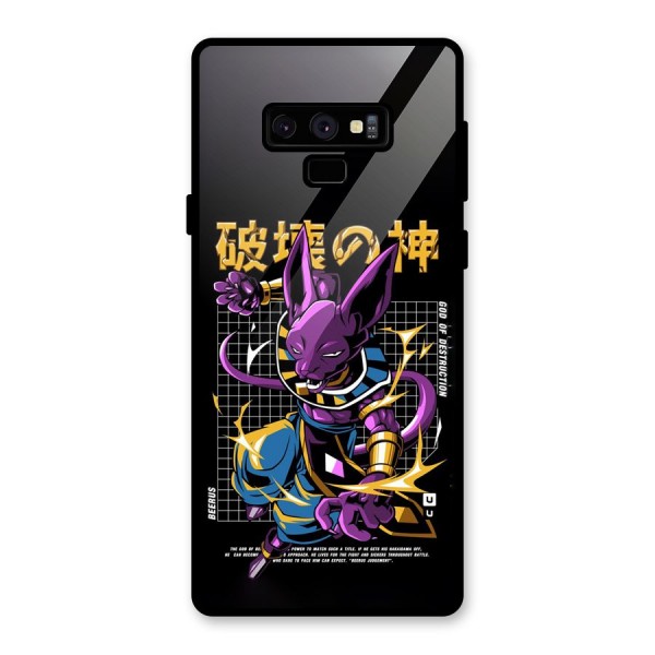 God Of Destruction Glass Back Case for Galaxy Note 9