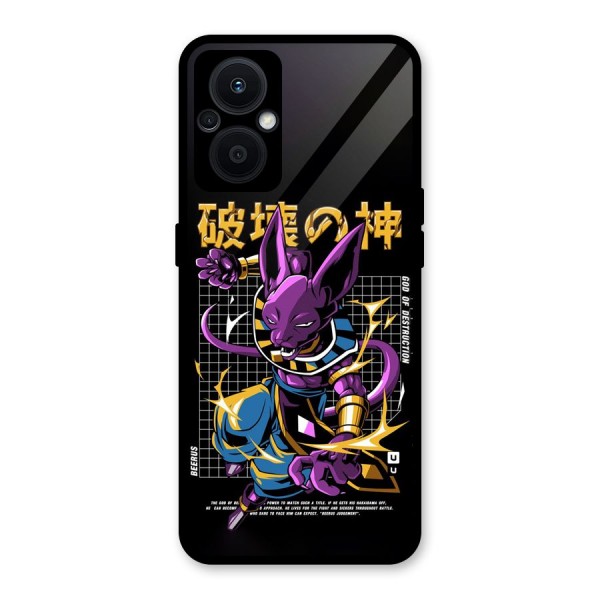 God Of Destruction Glass Back Case for Oppo F21s Pro 5G