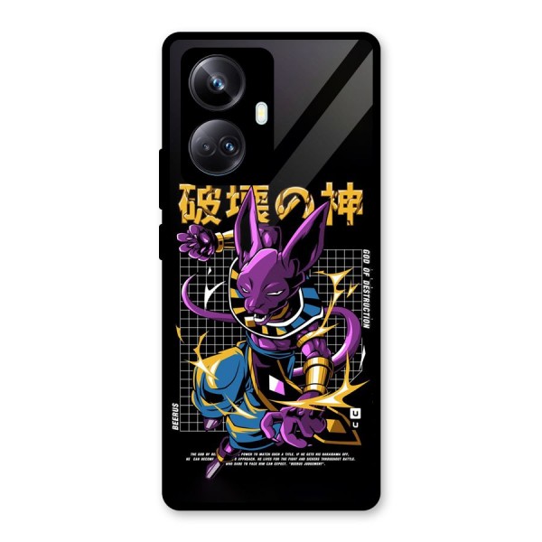 God Of Destruction Glass Back Case for Realme 10 Pro Plus