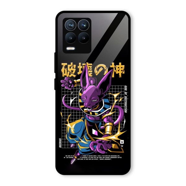 God Of Destruction Glass Back Case for Realme 8 Pro