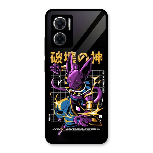 God Of Destruction Glass Back Case for Redmi 11 Prime 5G