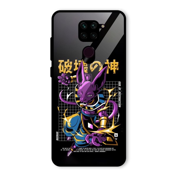 God Of Destruction Glass Back Case for Redmi Note 9