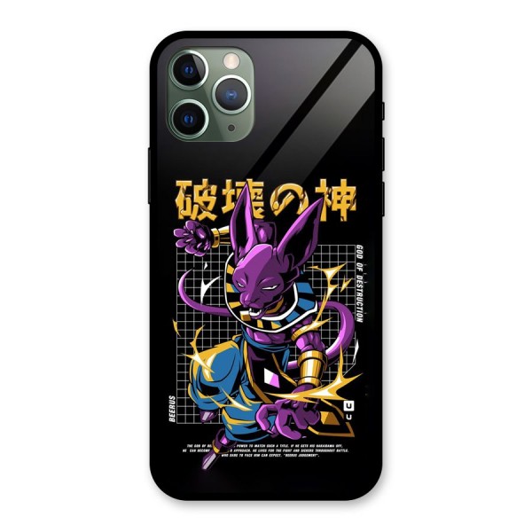 God Of Destruction Glass Back Case for iPhone 11 Pro