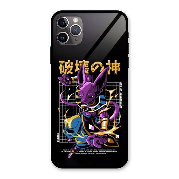 God Of Destruction Glass Back Case for iPhone 11 Pro Max