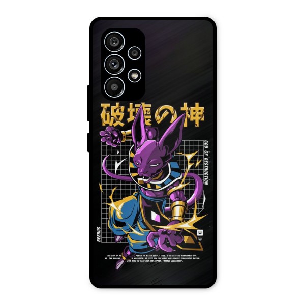 God Of Destruction Metal Back Case for Galaxy A53 5G
