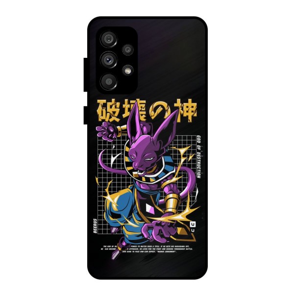 God Of Destruction Metal Back Case for Galaxy A73 5G