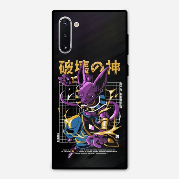 God Of Destruction Metal Back Case for Galaxy Note 10