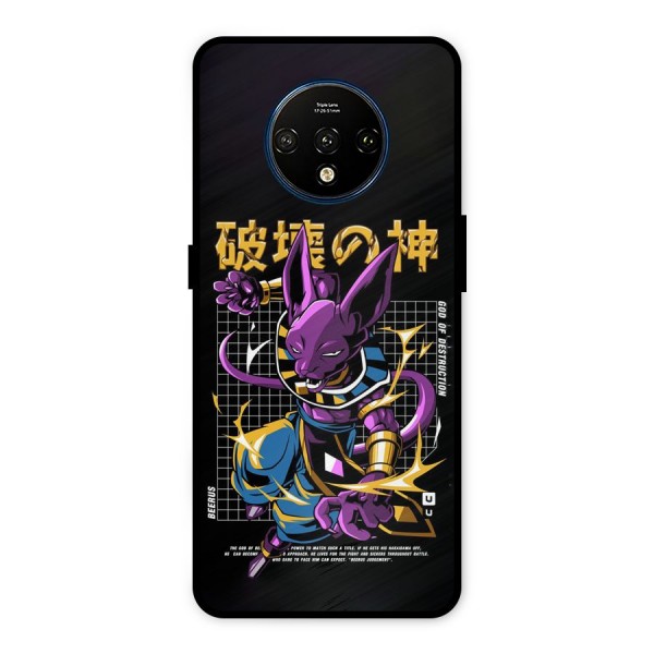 God Of Destruction Metal Back Case for OnePlus 7T