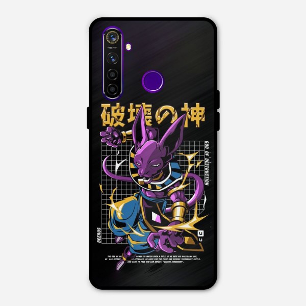 God Of Destruction Metal Back Case for Realme 5 Pro