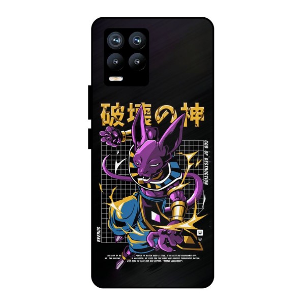 God Of Destruction Metal Back Case for Realme 8 Pro